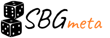 SBGmeta logo, a D20 dice